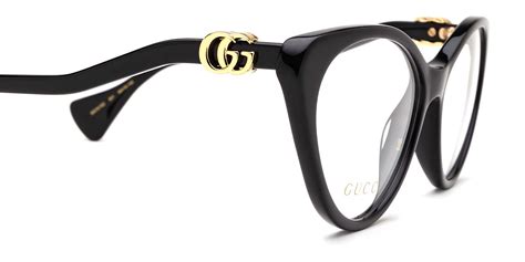 gucci occhiali gg5510|Gucci™ GG1013O 001 55 Black Eyeglasses.